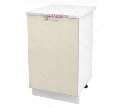 Шкаф кухонный нижний 500 Ксения (ваниль)