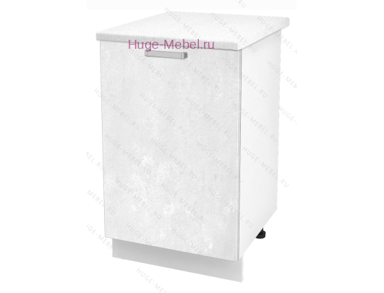 Шкаф кухонный нижний 600 Бетон Ф105 (бетон белый)