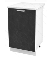 Шкаф кухонный нижний 500 Бетон (бетон чёрный) Шкаф кухонный нижний 500 Бетон (бетон чёрный)