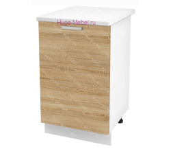 Шкаф кухонный нижний 600 Бетон Ф105 (дуб сонома)