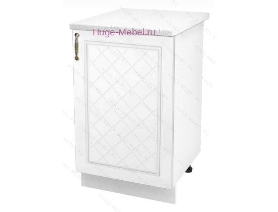 Шкаф кухонный нижний 500 Модена (дуб белый)