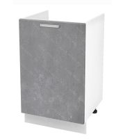 Кухонный шкаф под мойку 500 Бетон (бетон серый)