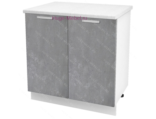 Шкаф кухонный нижний 800 Бетон (бетон серый)