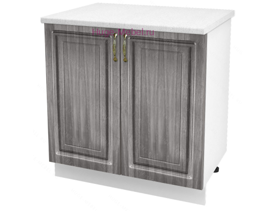 Шкаф кухонный нижний 800 Юлия (сандал серый)