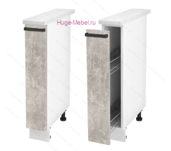 Нижний кухонный шкаф бутылочница 150 Пасаденна (ателье светлое)