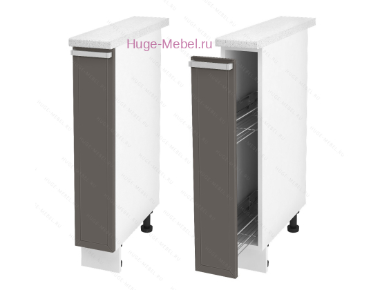 Нижний кухонный шкаф бутылочница 200 Катрин (муссон)