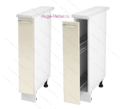 Нижний кухонный шкаф бутылочница 150 Ксения (ваниль)