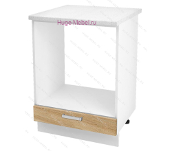 Шкаф кухонный под духовку напольный 600 Бетон (дуб сонома)