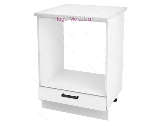 Шкаф кухонный под духовку напольный 600 Пасаденна (белый бриллиант)