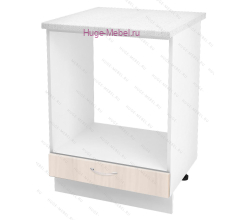 Шкаф кухонный под духовку напольный 600 Дина (шимо светлый)