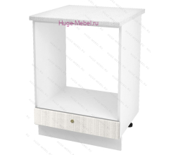 Шкаф кухонный под духовку напольный 600 Юлия (сандал белый)