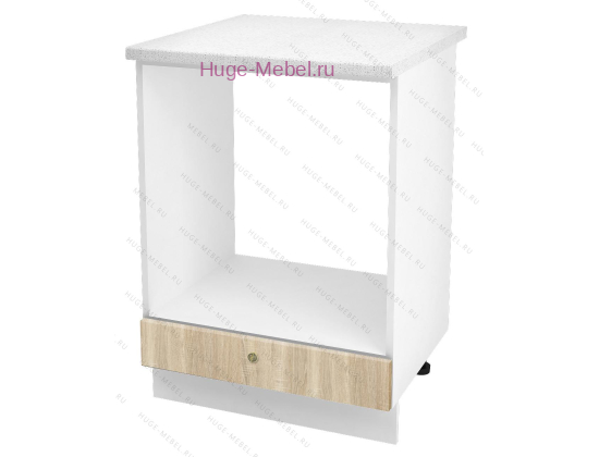 Шкаф кухонный под духовку напольный 600 Юлия (дуб сонома)