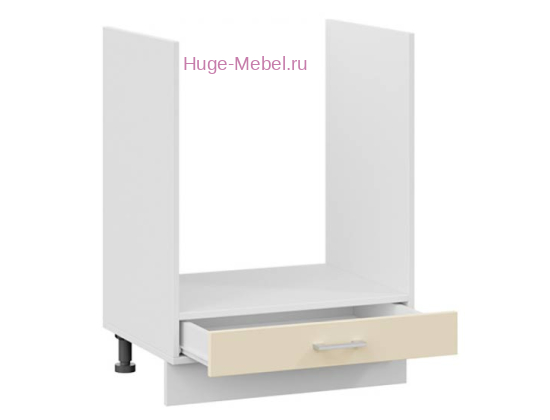 Шкаф кухонный под духовку напольный 600 Катрин (крем)