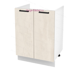 Кухонный шкаф под мойку 600 Пасаденна (шелковый камень)