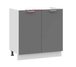 Кухонный шкаф под мойку 800 Катрин (софт графит)