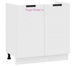 Кухонный шкаф под мойку 800 Сахара (белый)