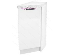 Шкаф кухонный нижний торцевой 300 Пасаденна (белый бриллиант)