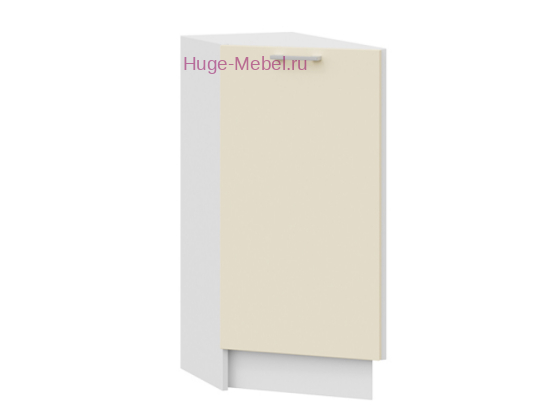 Шкаф кухонный нижний торцевой 300 Катрин (крем)