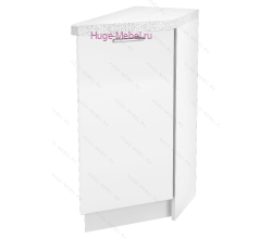 Шкаф кухонный нижний торцевой 300 Ксения (белый)