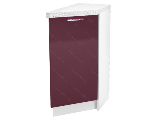 Шкаф кухонный нижний торцевой 300 Ксения (бордо)
