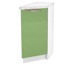 Шкаф кухонный нижний торцевой 300 Ксения (олива)