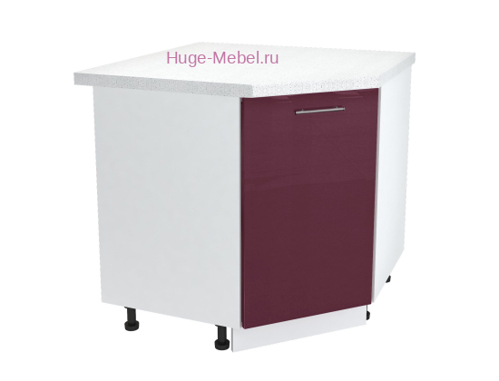 Шкаф кухонный угловой нижний 850 Ксения (бордо)