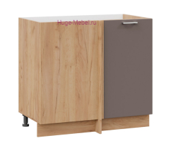 Шкаф кухонный угловой нижний 1000 Катрин (муссон) корпус крафт