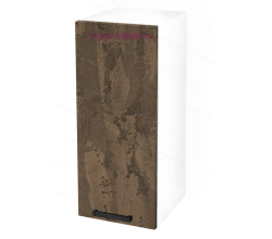 Кухонный шкаф верхний навесной 300 Пасаденна (ржавый камень)