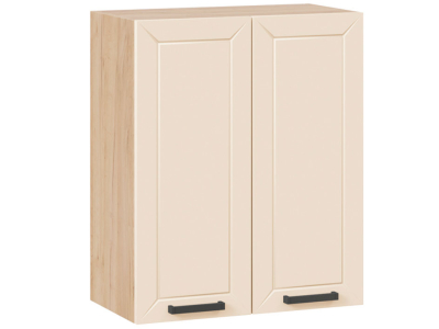 Кухонный шкаф верхний навесной 600 Альфа (брюле) корпус крафт Кухонный шкаф верхний навесной 600 Альфа (брюле) корпус крафт