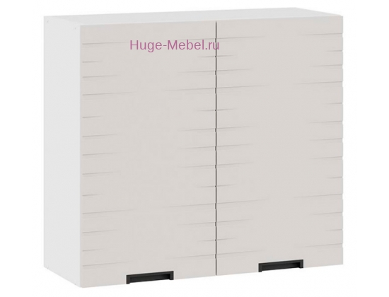 Кухонный шкаф верхний навесной 800 Сахара (мокко с фрезеровкой)