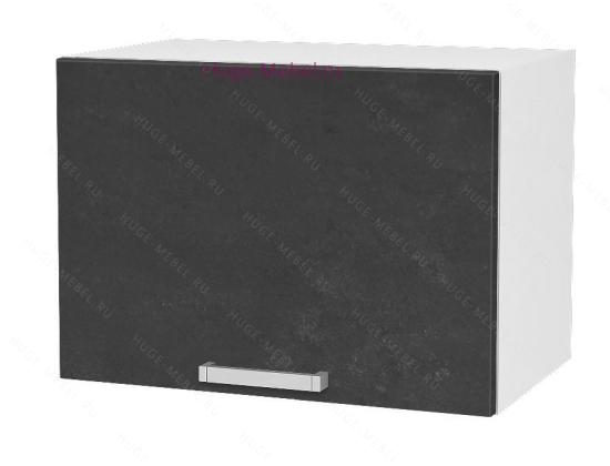 Горизонтальный кухонный шкаф верхний 500 Бетон (бетон чёрный)