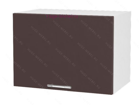 Антресольный кухонный шкаф верхний 400 Ксения (шоколад)