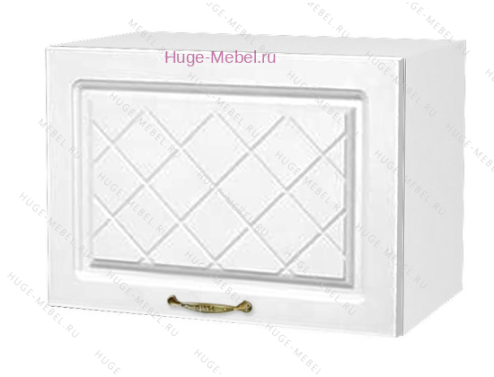 Горизонтальный кухонный шкаф верхний 400 Модена (дуб белый)