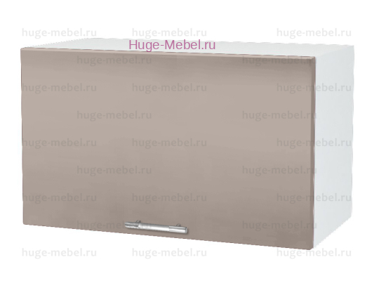 Антресольный кухонный шкаф верхний 600 Ксения (кофе с молоком)