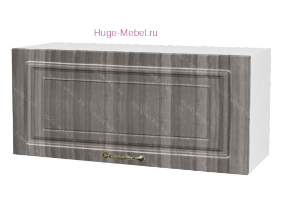 Антресольный кухонный шкаф верхний 800 Юлия (сандал серый)