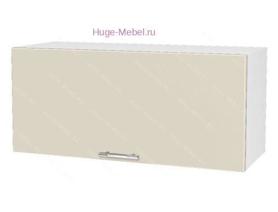 Антресольный кухонный шкаф верхний 800 Ксения (ваниль)