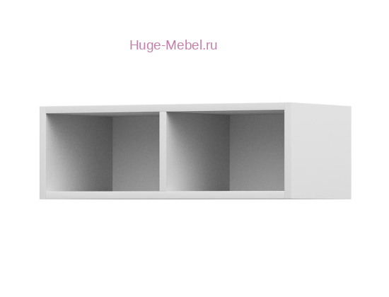 Открытый кухонный верхний шкаф 600 (белый)