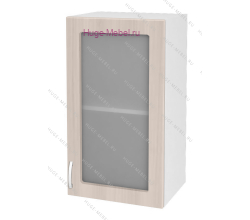 Кухонный шкаф верхний со стеклом 400 Дина (шимо светлый)