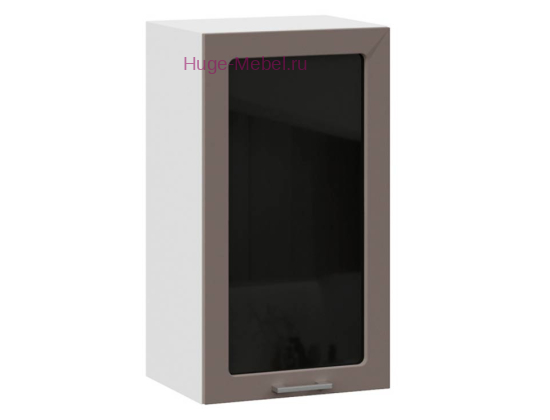 Кухонный шкаф верхний со стеклом 450 Катрин (муссон)