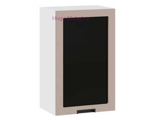 Кухонный шкаф верхний со стеклом 450 Сахара (латте)