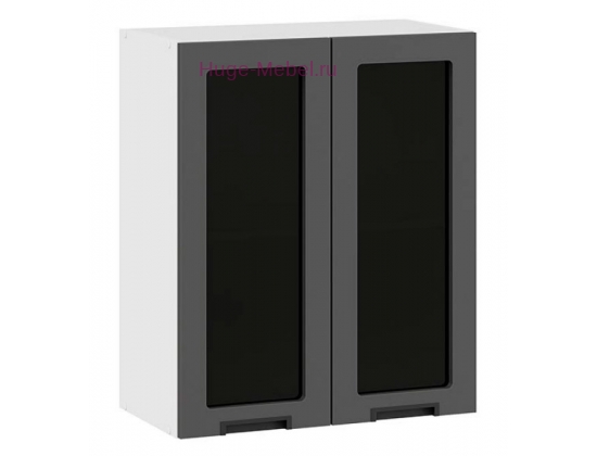 Кухонный шкаф верхний со стеклом 600 Сахара (вулкан)