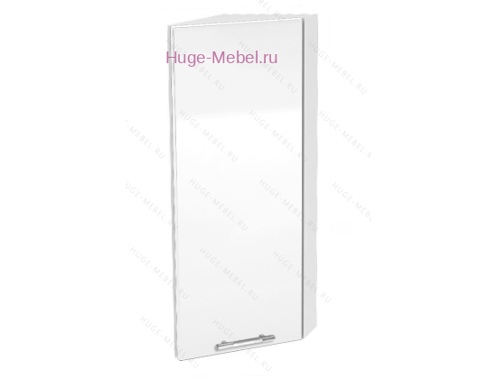 Торцевой шкаф кухонный верхний подвесной 300 Ксения (белый)