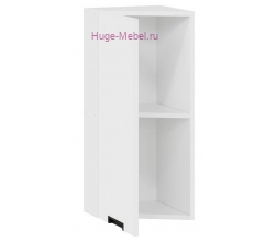 Торцевой шкаф кухонный верхний подвесной 300 Сахара (белый)