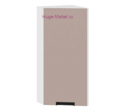 Торцевой шкаф кухонный верхний подвесной 300 Сахара (латте)