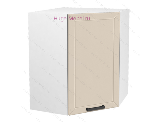Угловой кухонный шкаф верхний 600 Альфа (брюле)