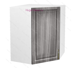 Угловой кухонный шкаф верхний 600 Юлия (сандал серый)