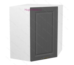 Угловой кухонный шкаф верхний 600 Мария (графит)