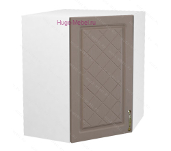 Угловой кухонный шкаф верхний 550 Модена (дуб кофе)