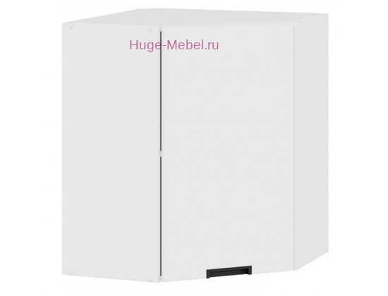 Угловой кухонный шкаф верхний 600 Сахара (белый)