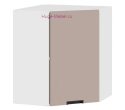Угловой кухонный шкаф верхний 600 Сахара (латте)